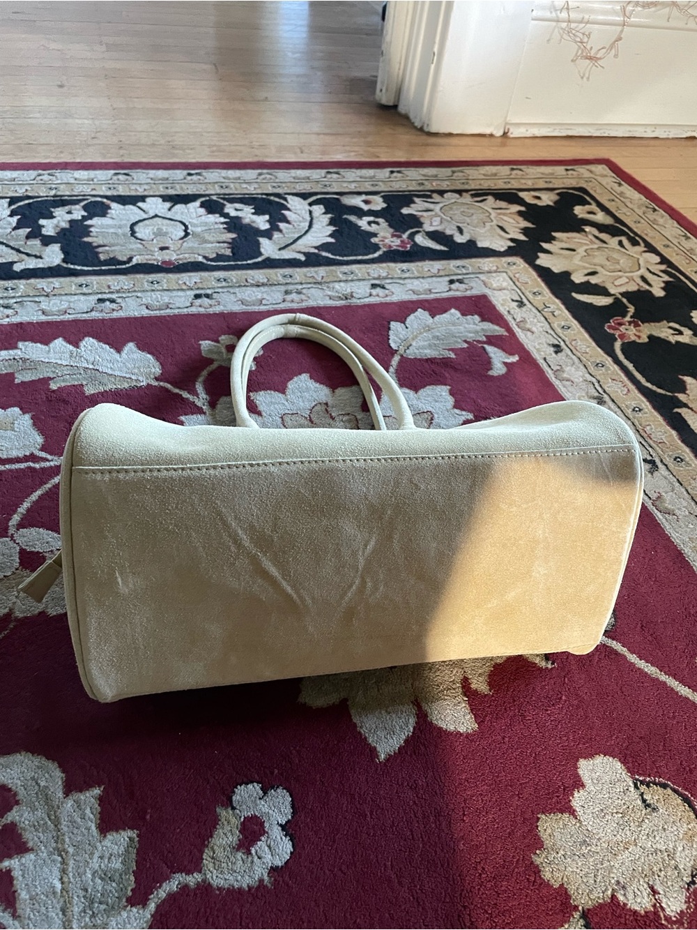 Free People Sierra Suede Shoulder Bag in Banana Cream - Picture 8 of 9